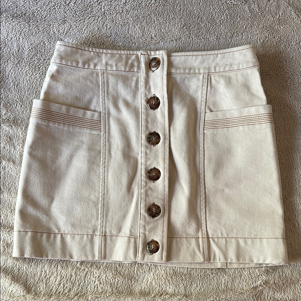 Sezane Jelena Skirt in Ecru 🤍 size 36